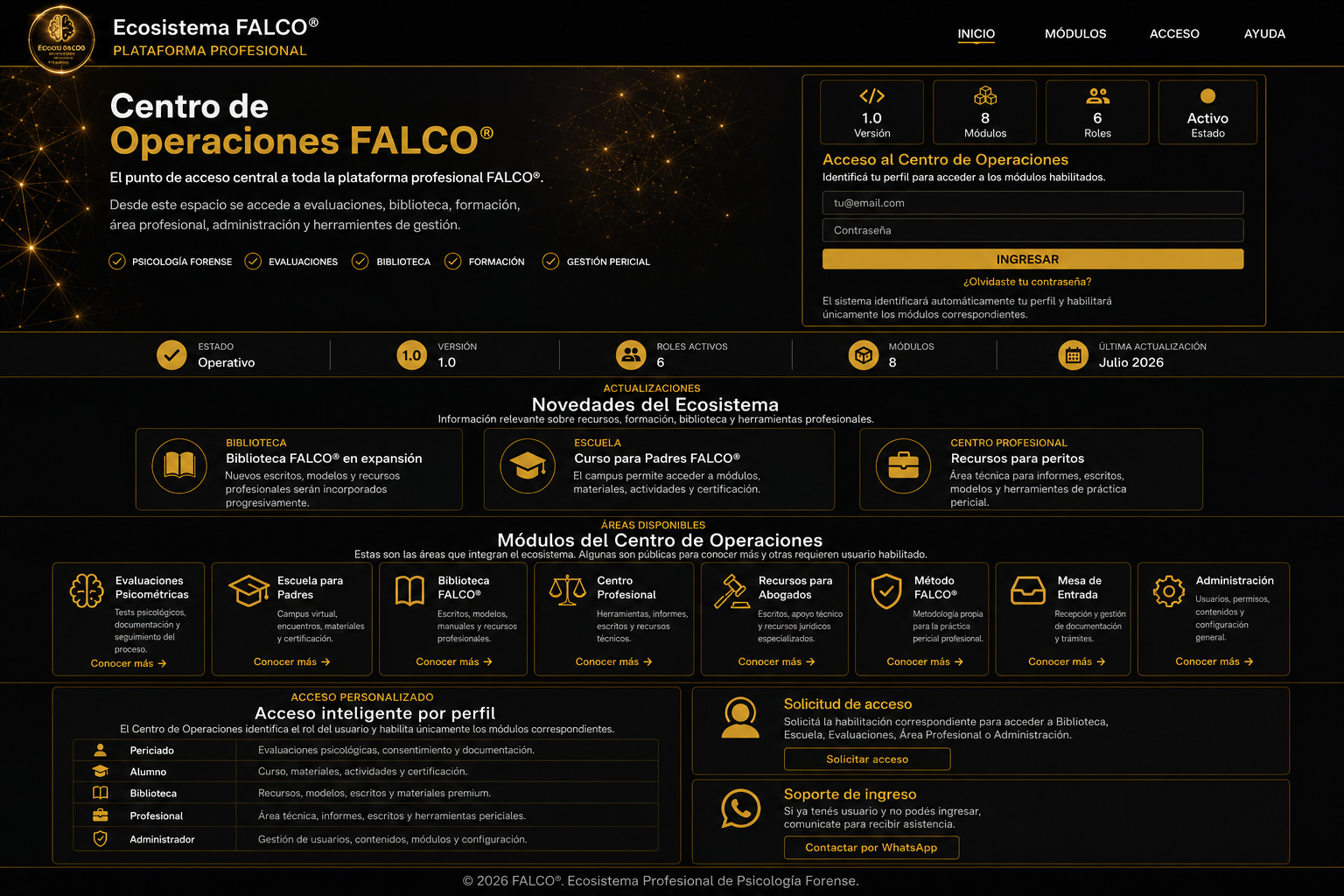 Centro de Operaciones FALCO